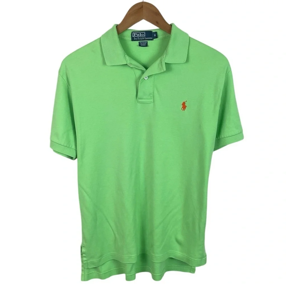 PO800 Men’s Vintage Polo Ralph Lauren Soft Feel Designer Polo Shirt S